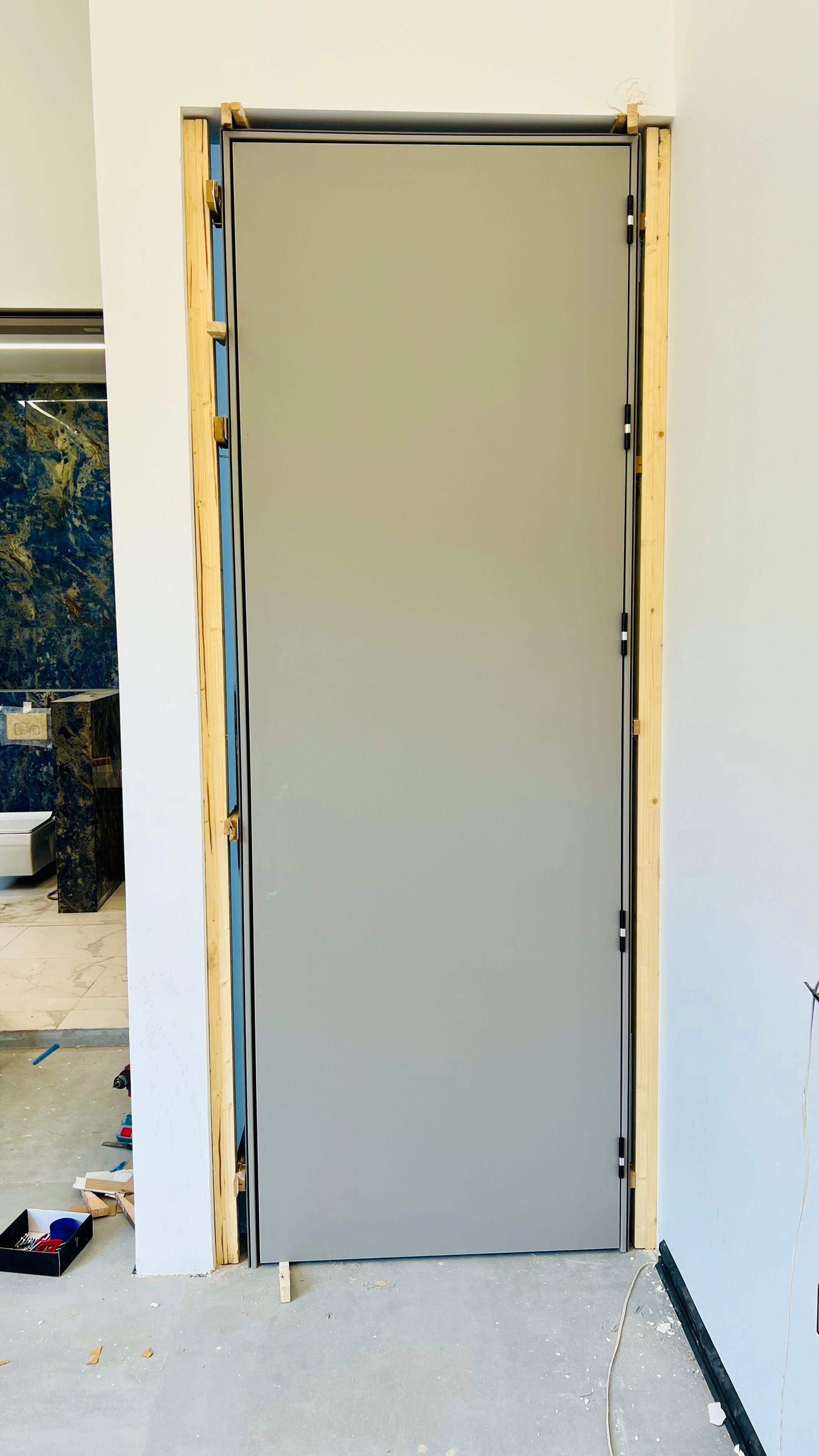 نصب درب ساختمان - نیکزاد درب  نصبینو